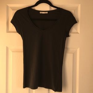 Zara black cotton T-shirt
